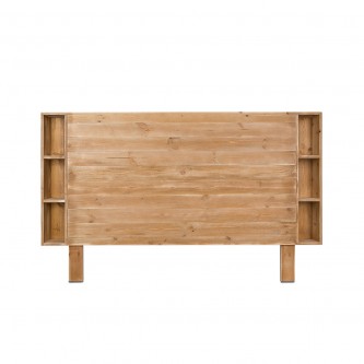 Headboard ORPHEE 6 compartments solid wood